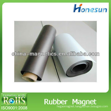 soft pairs of rubber magnets roll with good quality